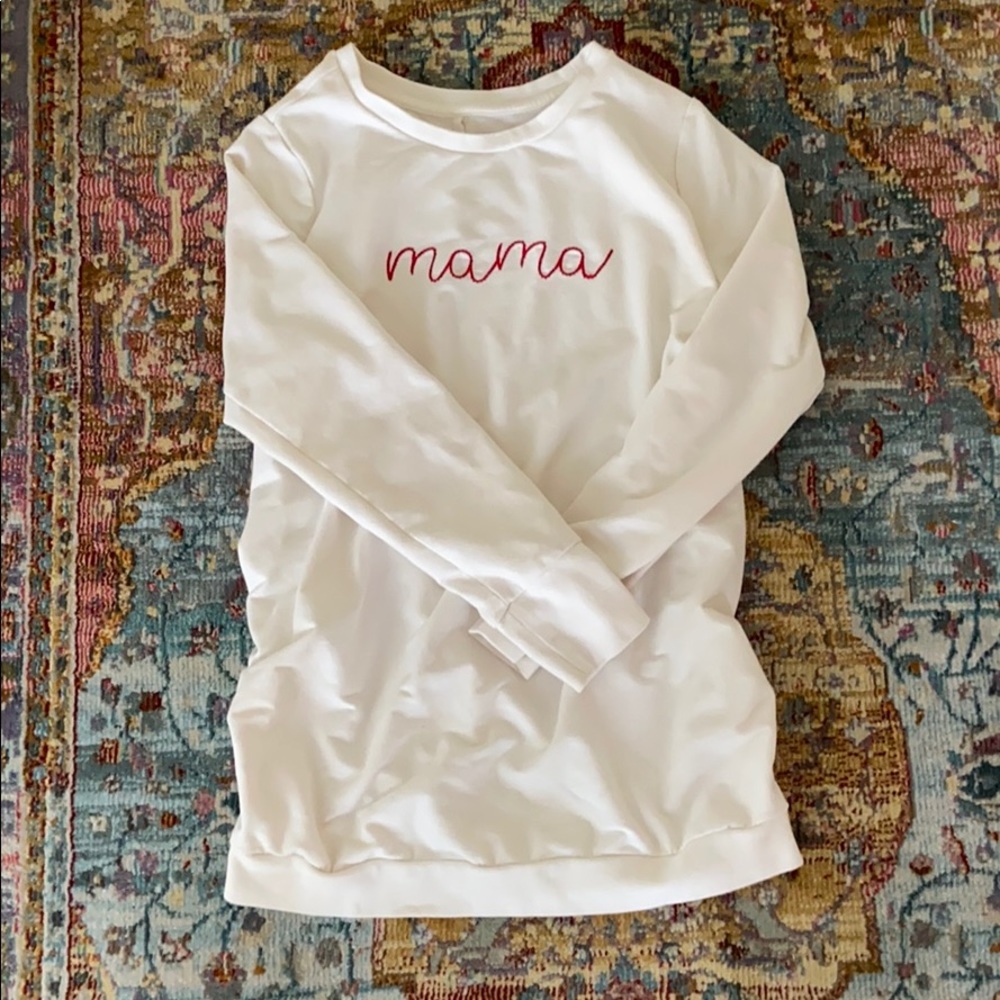 Mama maternity light sweatshirt Target - medium